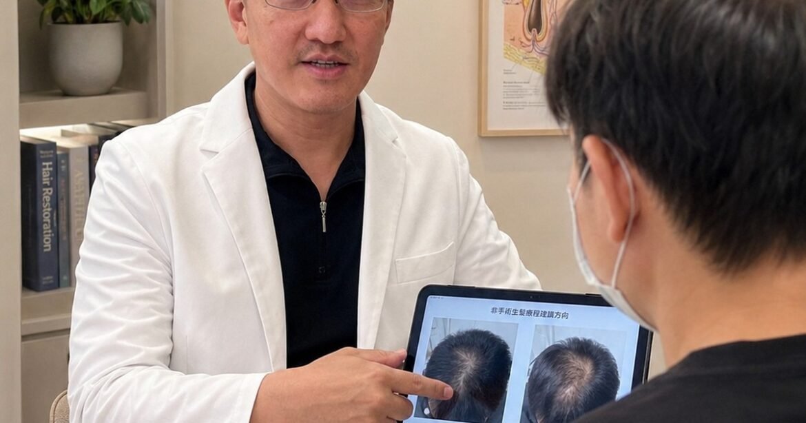 中年落髮非手術增髮方法推薦案例分享：5種有效解決方案