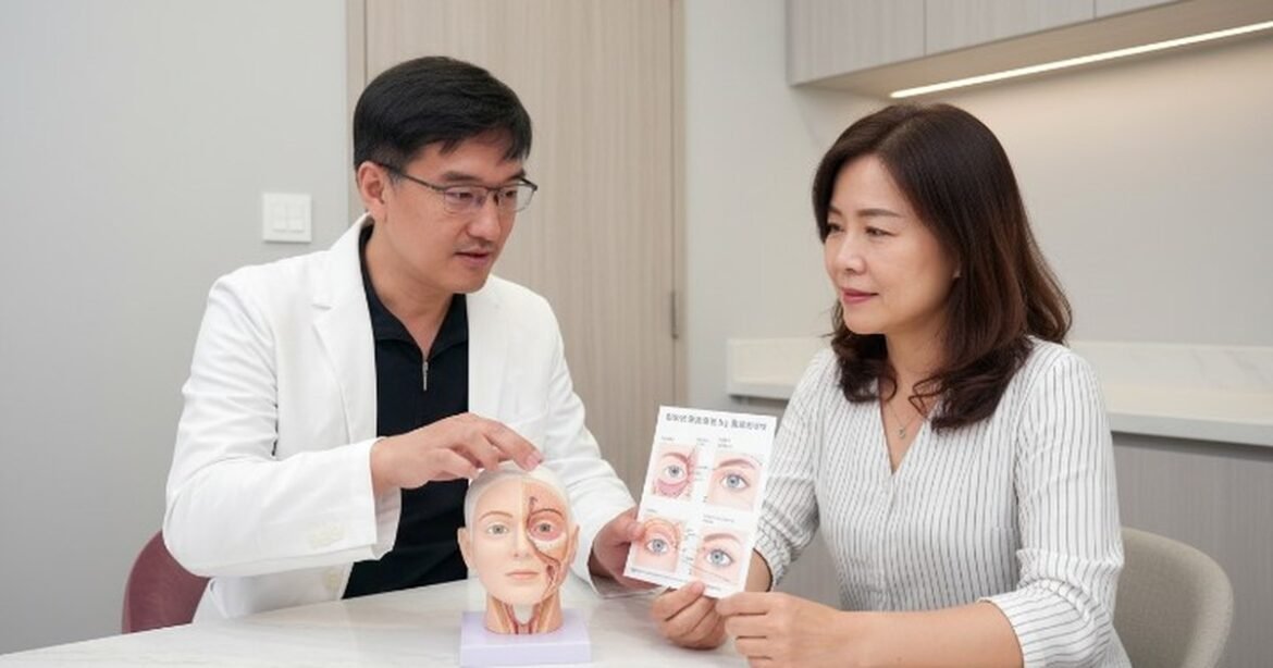 敷面膜的正確方法與注意事項，顯示模特兒敷面膜時的細節。