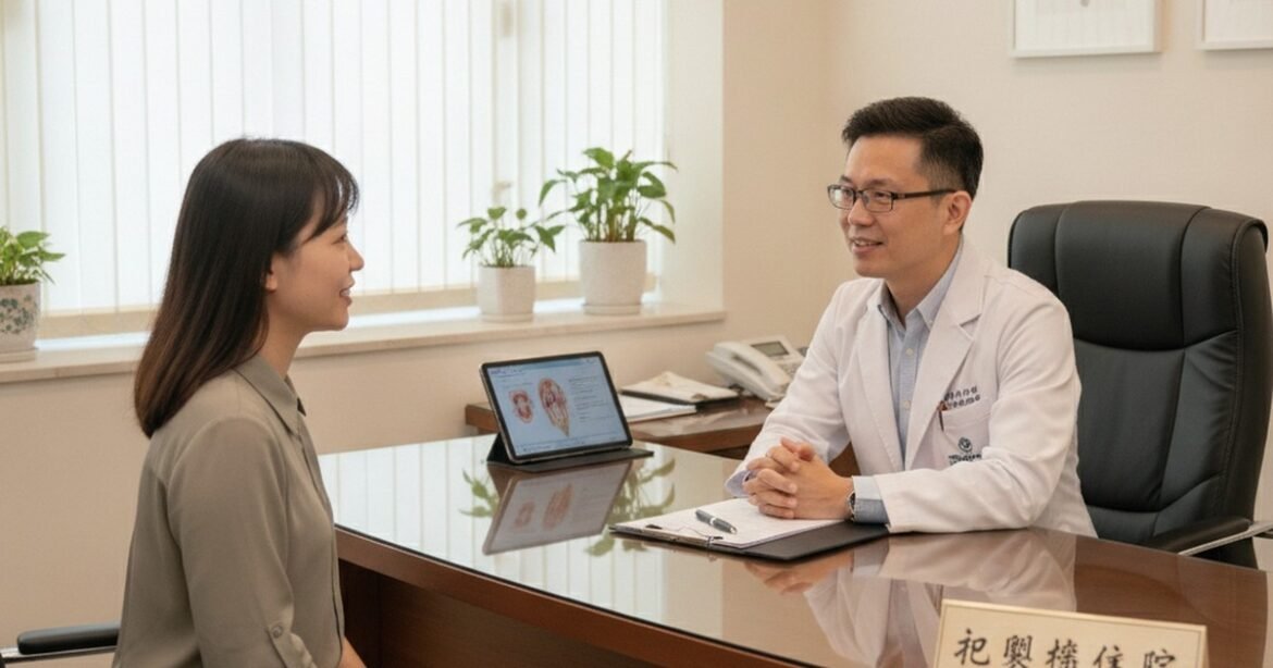 吳芮醫師推薦注意事項：正在討論醫美返黑問題的醫師與患者